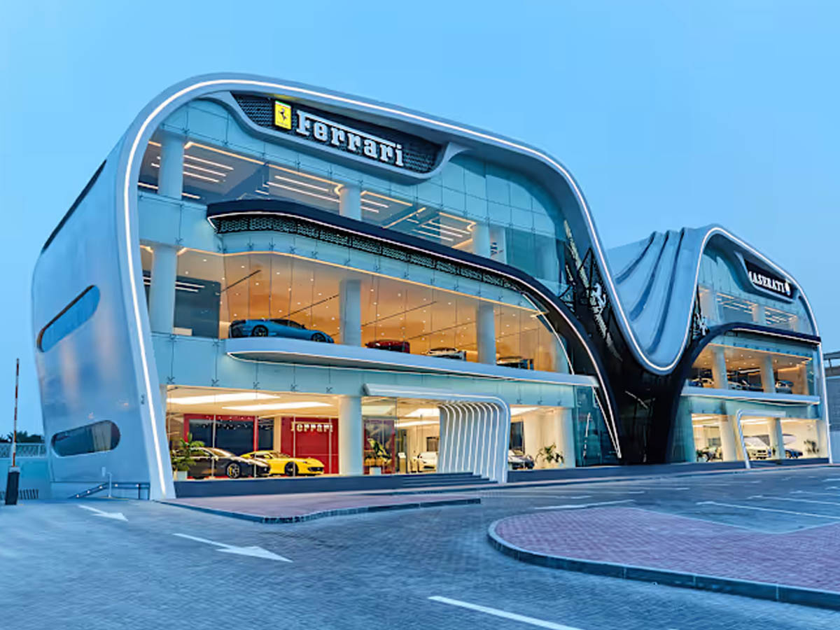 Ferrari-Maserati Showroom, Al Manara, Dubai — Mechanical · Structural · Installation · Insulation
